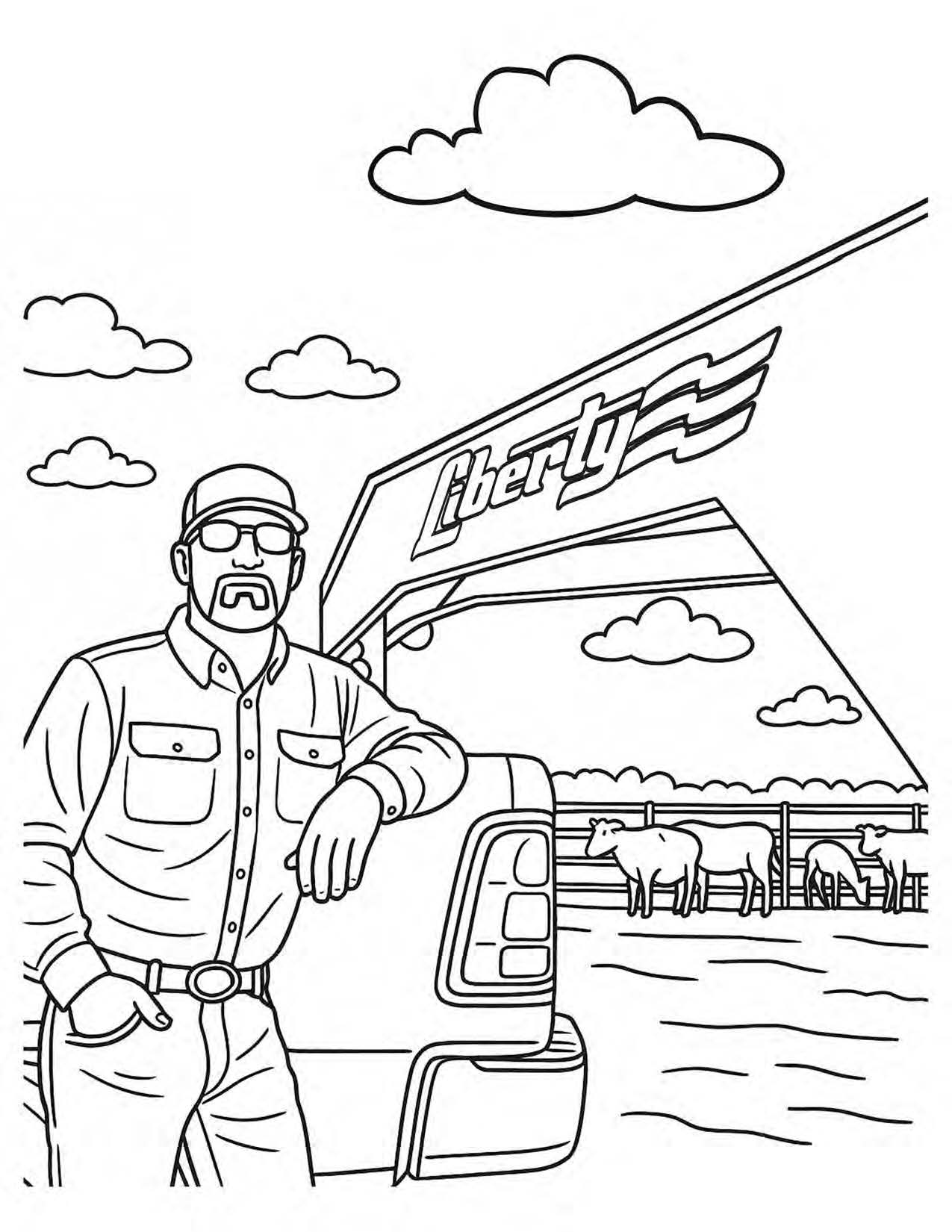 Liberty Trailers Coloring Page_Rancher